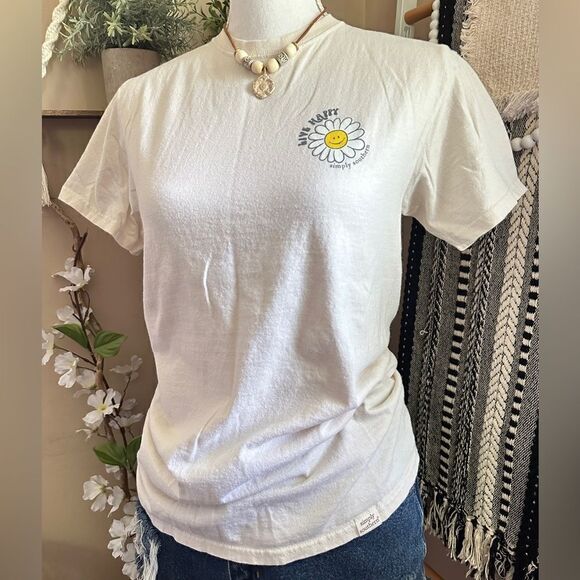 Simply Southern Bohemian Hippie Daisy Sunflower T Shirt - Picture 1 of 7